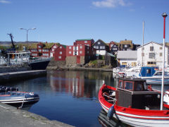 kik mod den gamle bydel i Torshavn