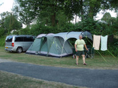 her bor vi på camping Burg Lahneck